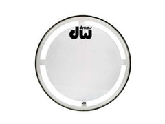 Peau de grosse caisse DW 22" avec revêtement transparent