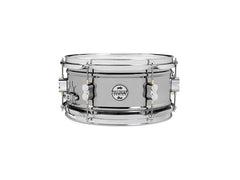 Caisse claire en acier PDP Concept Metal Nickel noir 6" x 12"