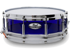 Coque de caisse claire flottante Pearl Crystal Beat uniquement 14" x 6,5" bleu saphir