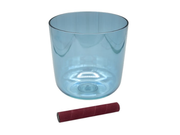 Sela Percussion 5.5” Infinity Crystal Singing Bowl in A4 440 Hz Blue