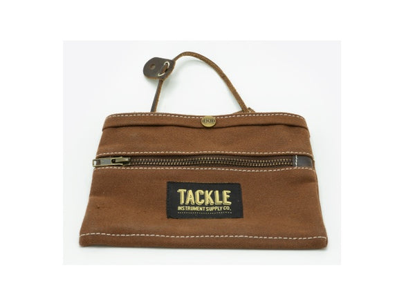 Tackle Waxed Canvas Gig Pouch Brown