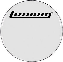Bloc de tête de grosse caisse Ludwig 24" transparent avec logo Powerstroke 3