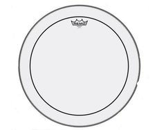 Peau de batterie transparente Pinstripe Remo 16"