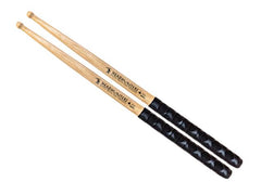 Baguettes de batterie HeadHunters MG CCC Maple Grooves avec Grip