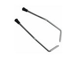 Ludwig 9.5mm Gull Wing Bass Drum Spurs Pair 18 and 20 inches