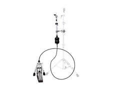 Support de charleston télécommandé DW 9502 avec câble de 2 pieds et embrayage à glissement